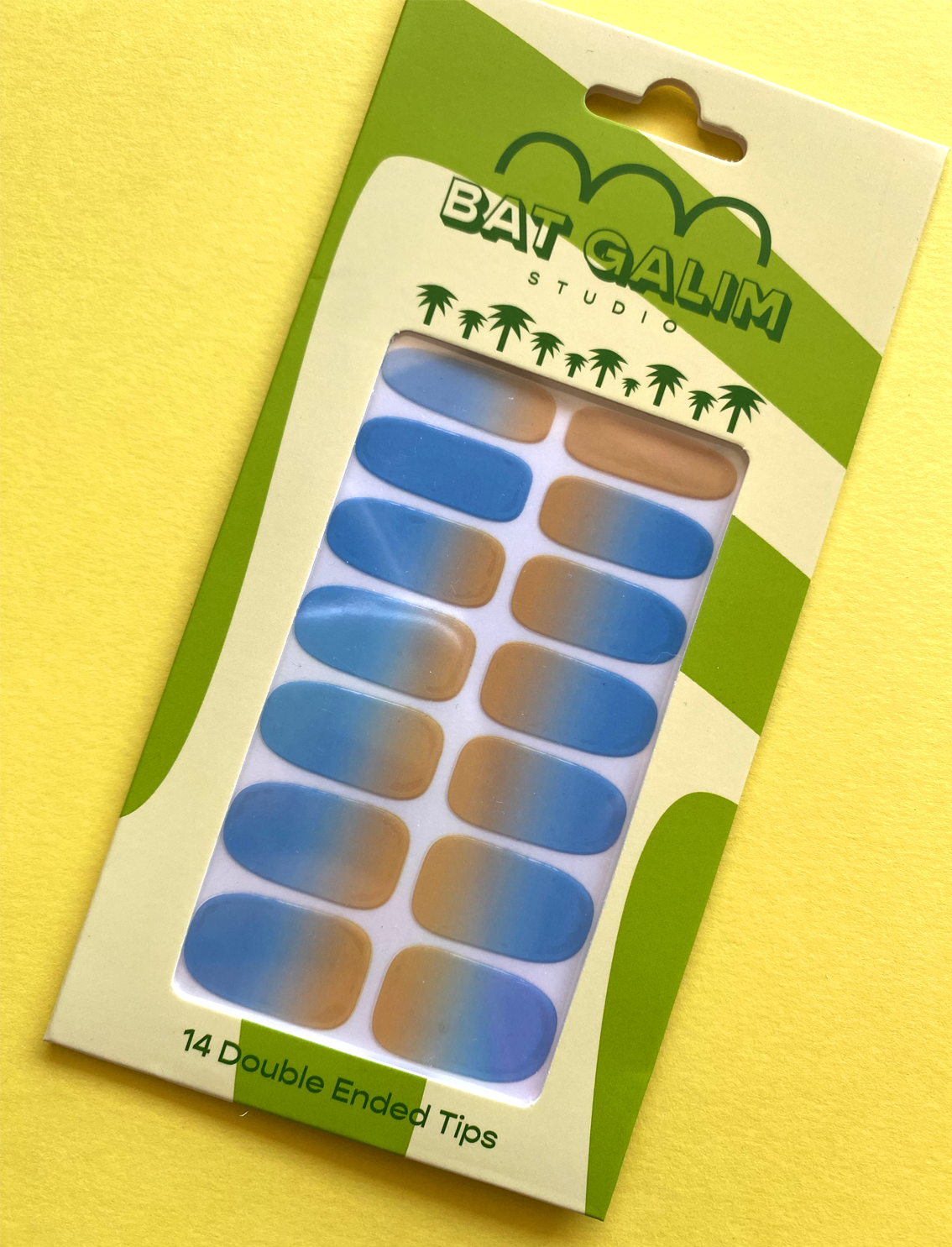 מדבקות לציפורניים Beach Gradient