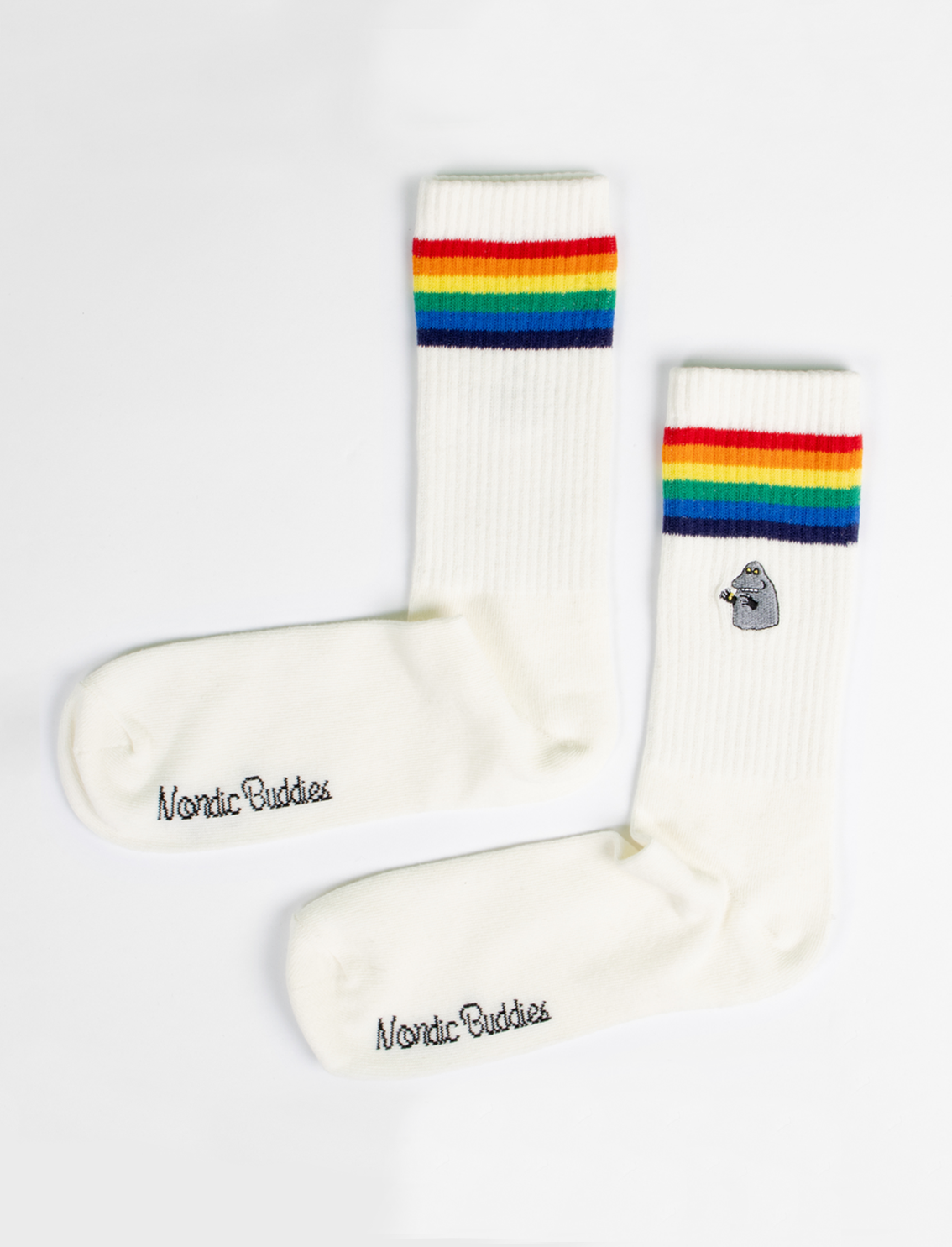 Moomin Man Cotton Socks Rainbow Grok