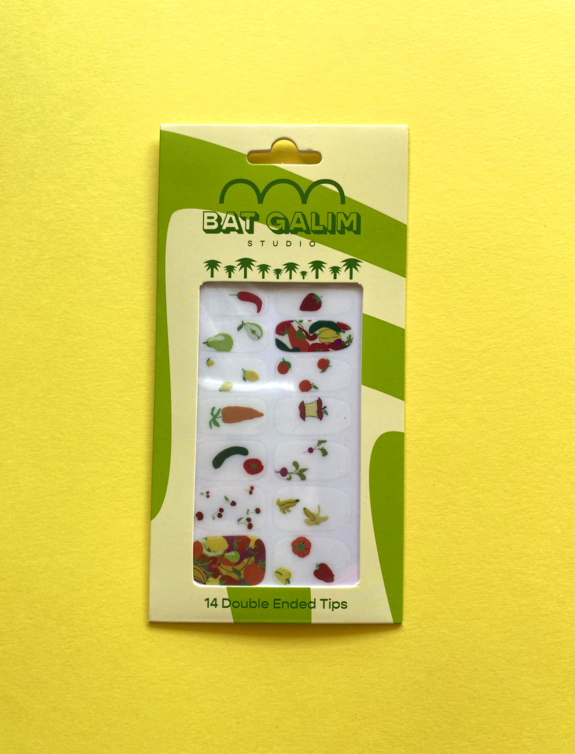 מדבקות לציפורניים Salad