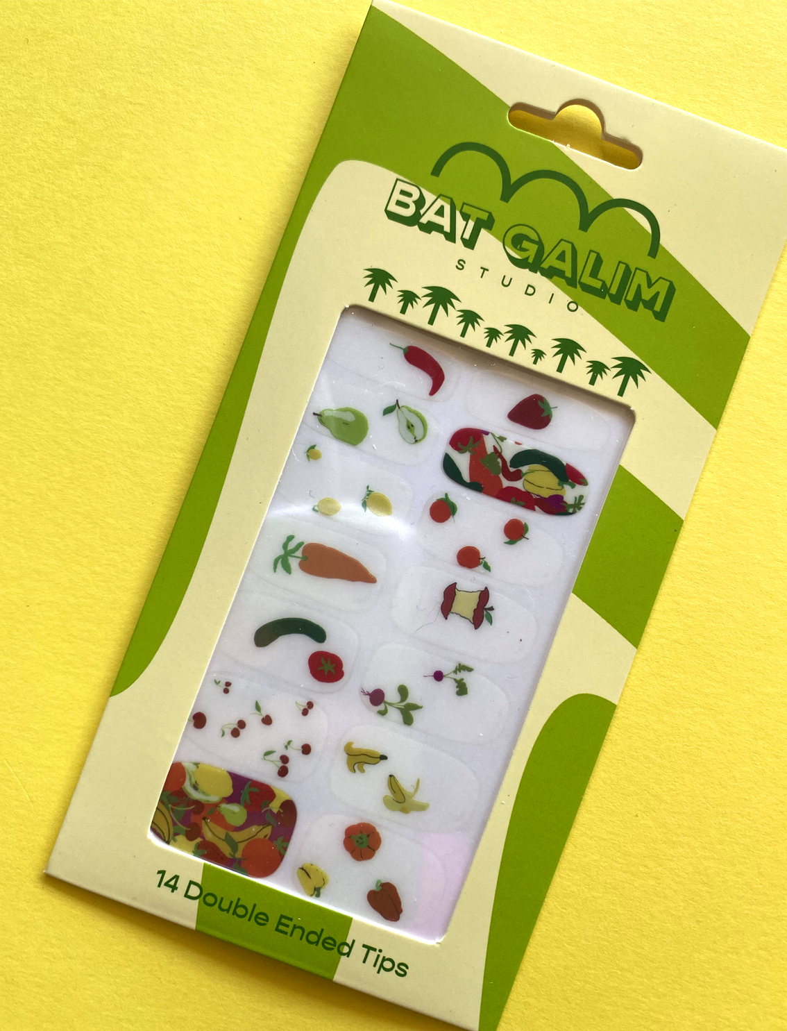 מדבקות לציפורניים Salad