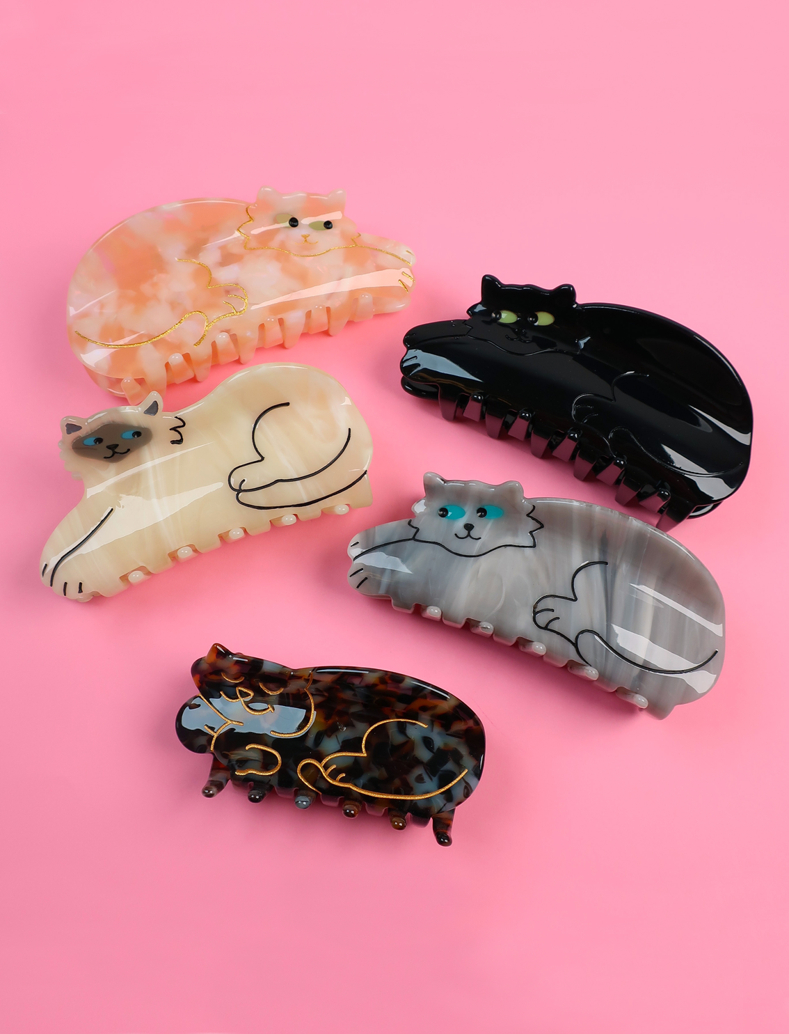 קליפס לשיער Ginger Cat