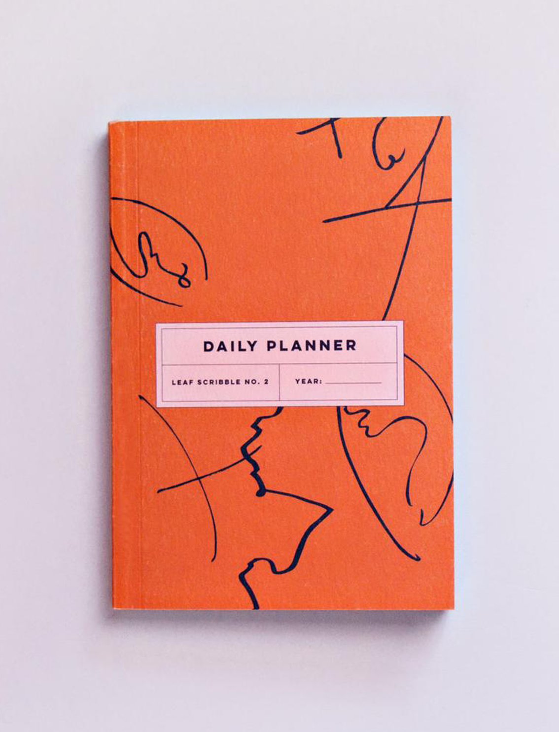 פלאנר יומי Undated Leaf Scribble