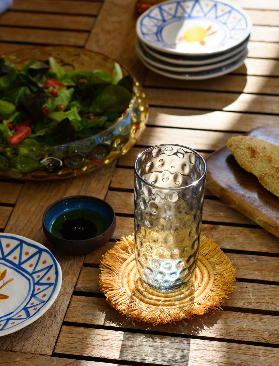 כוס גבוהה Blue Drops