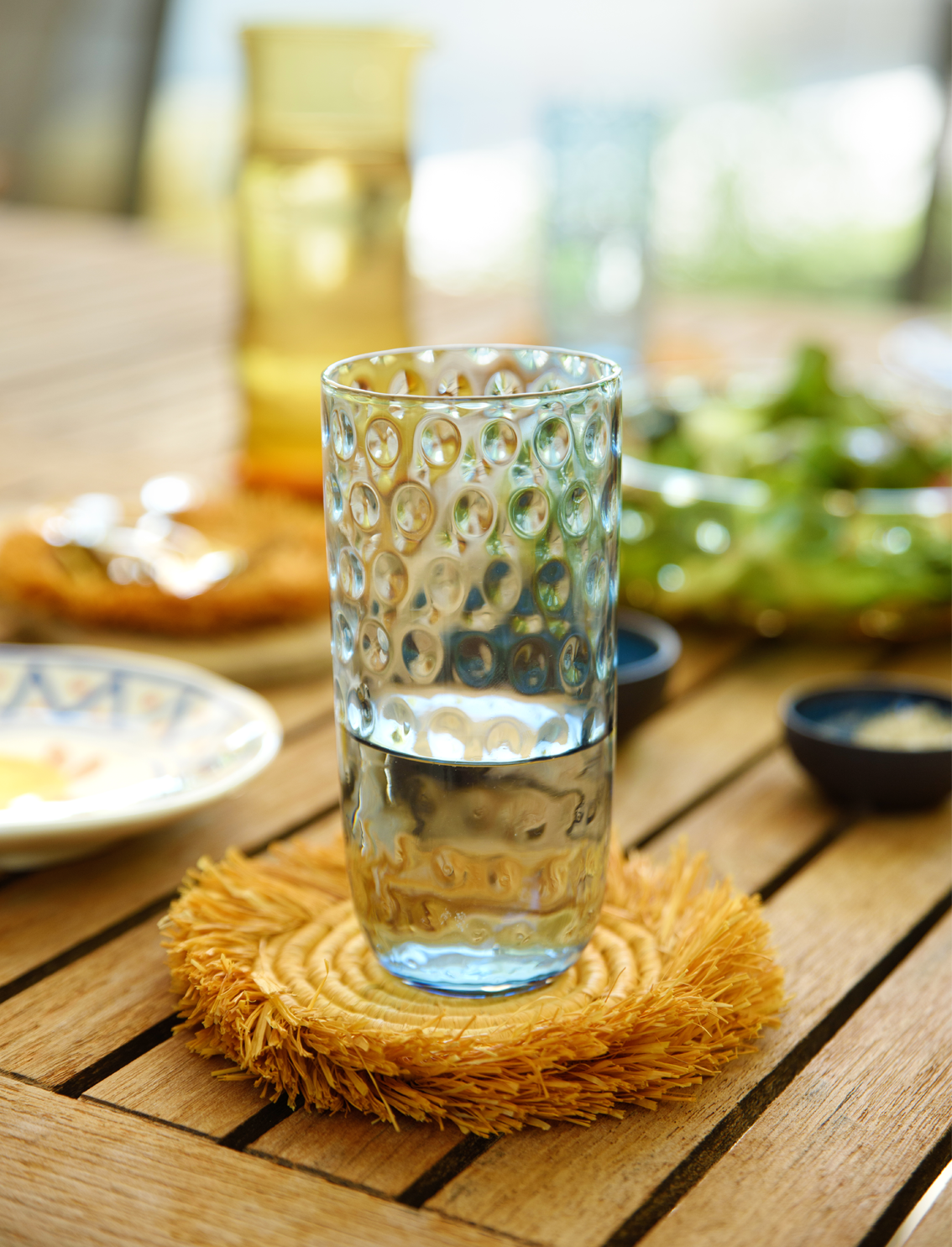 כוס גבוהה Blue Drops