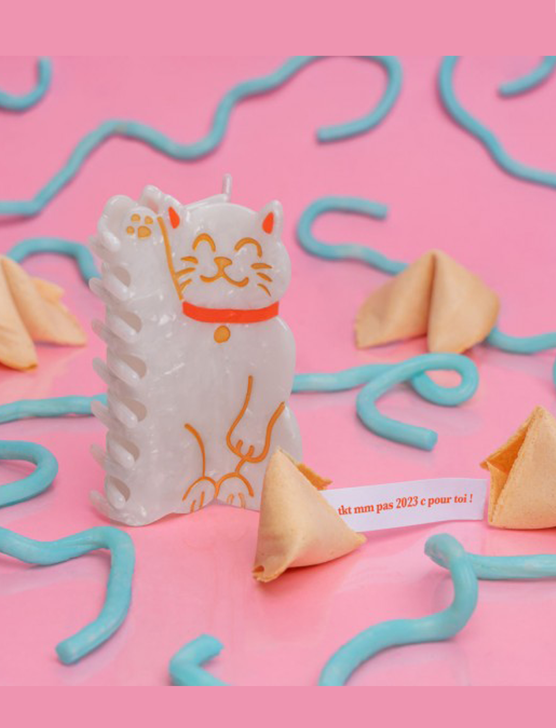 קליפס לשיער Lucky Cat