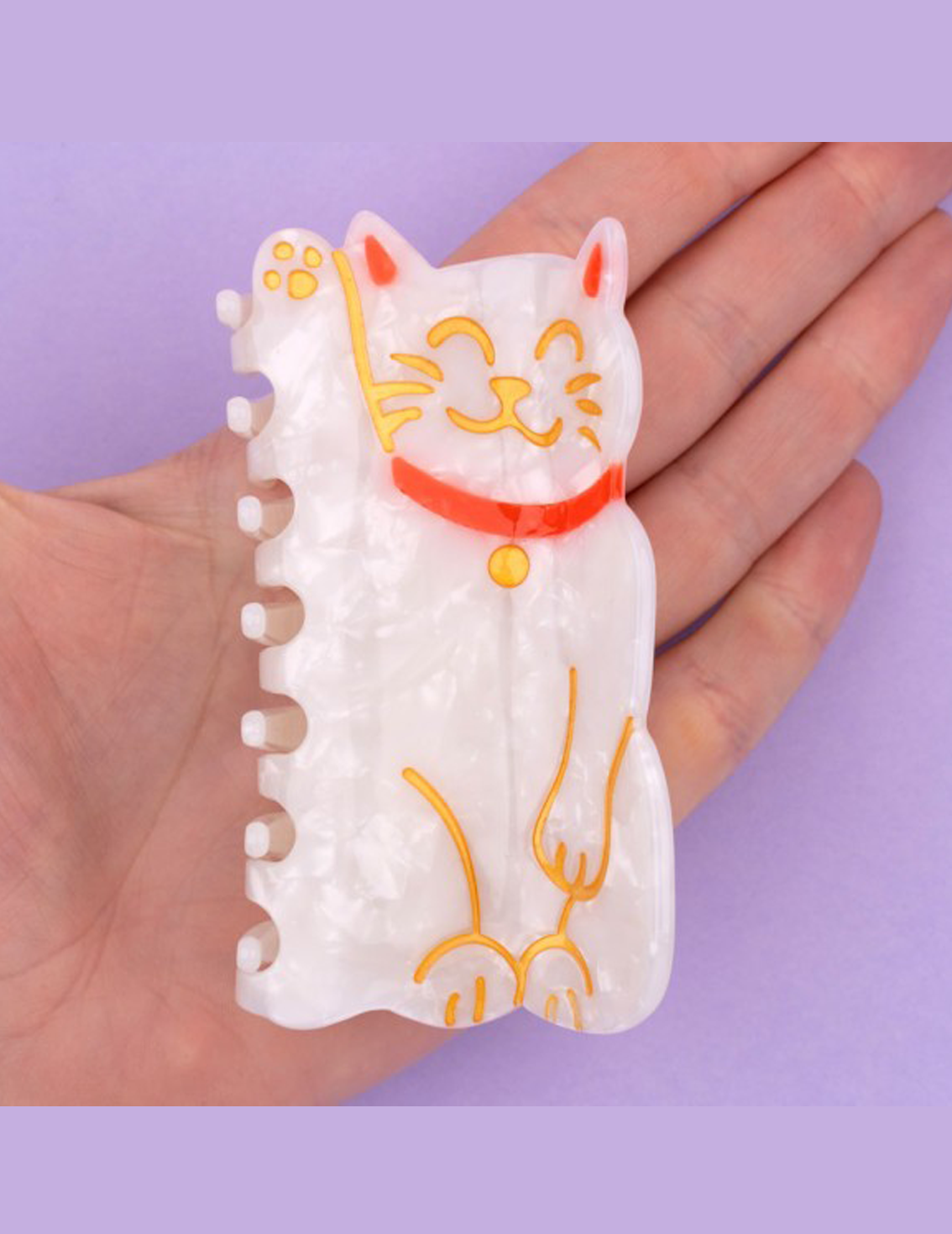 קליפס לשיער Lucky Cat