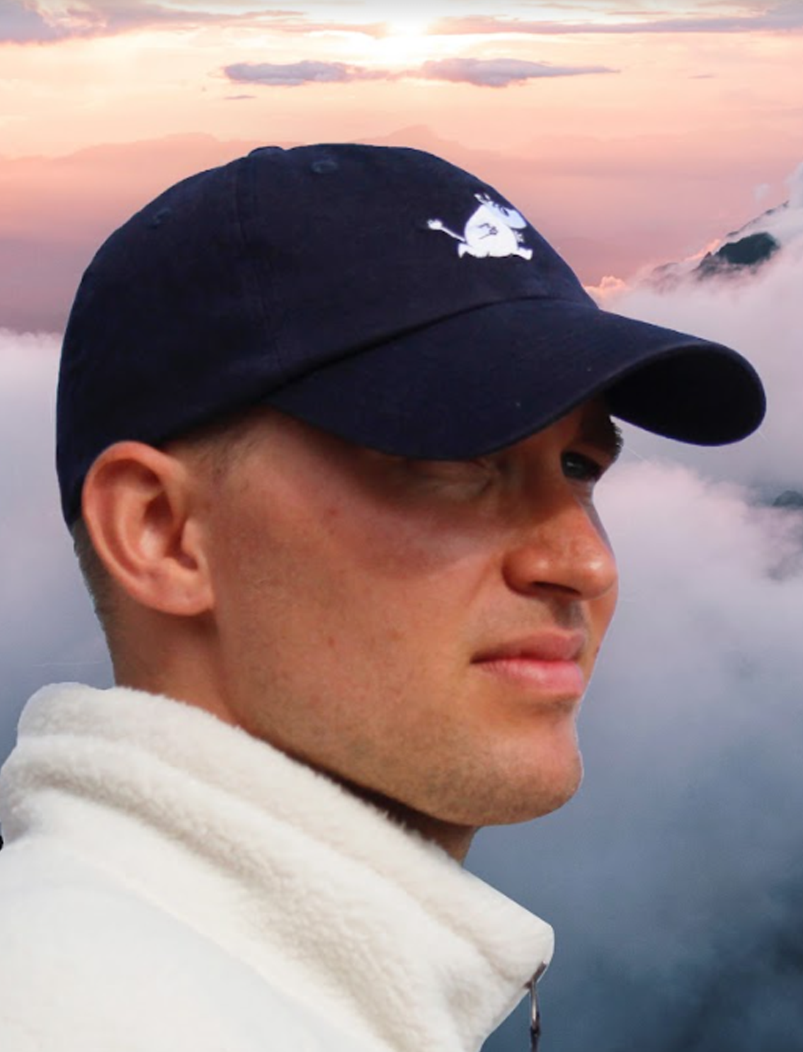 Moomin Cotton Cap Black