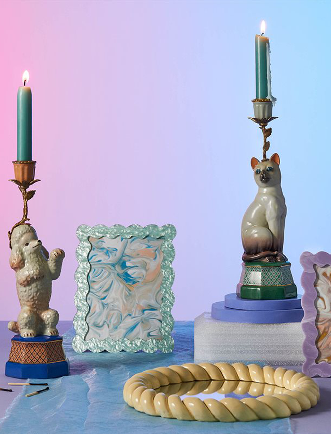 מסגרת לתמונה Wavy Mint