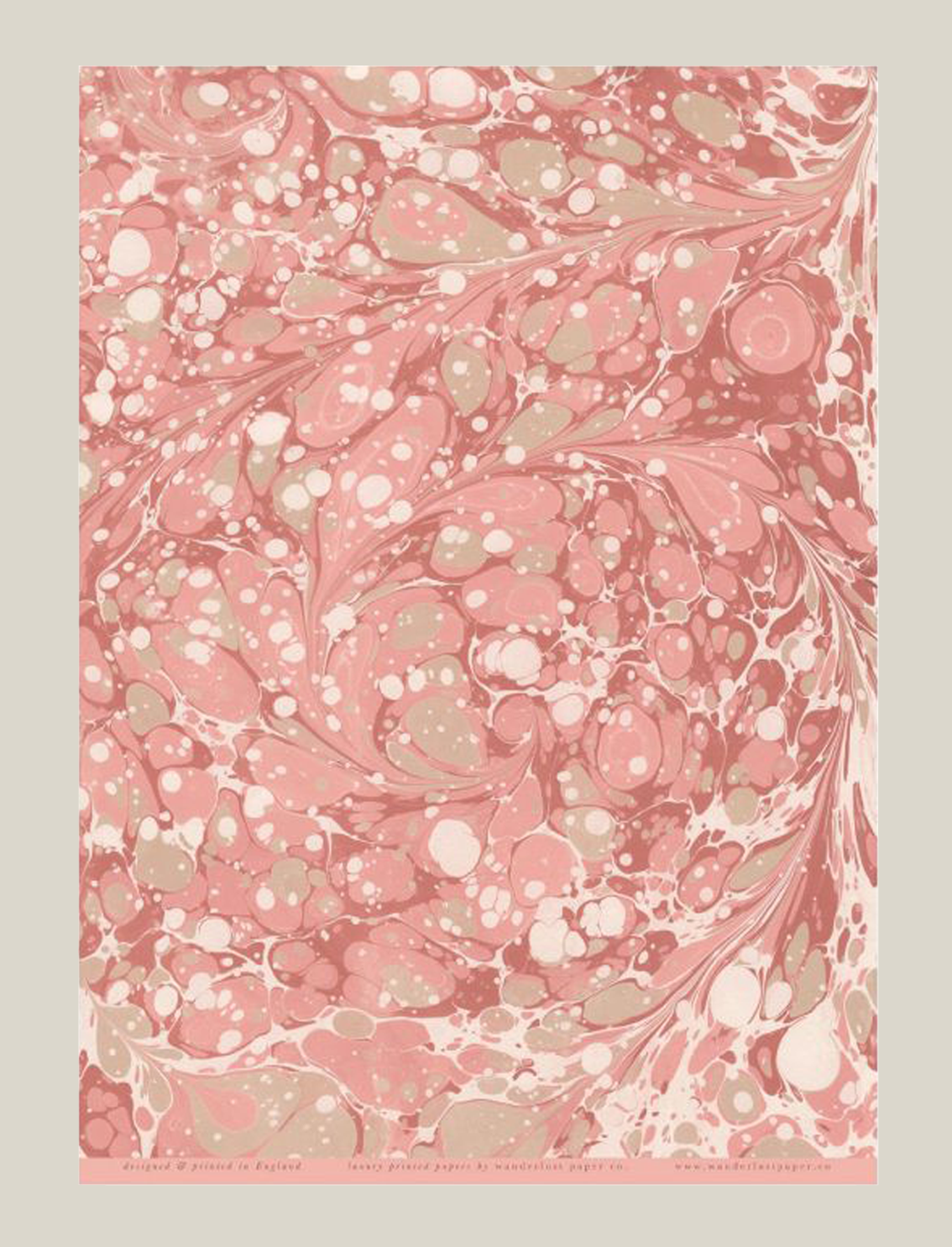 נייר עטיפה Pink Marble