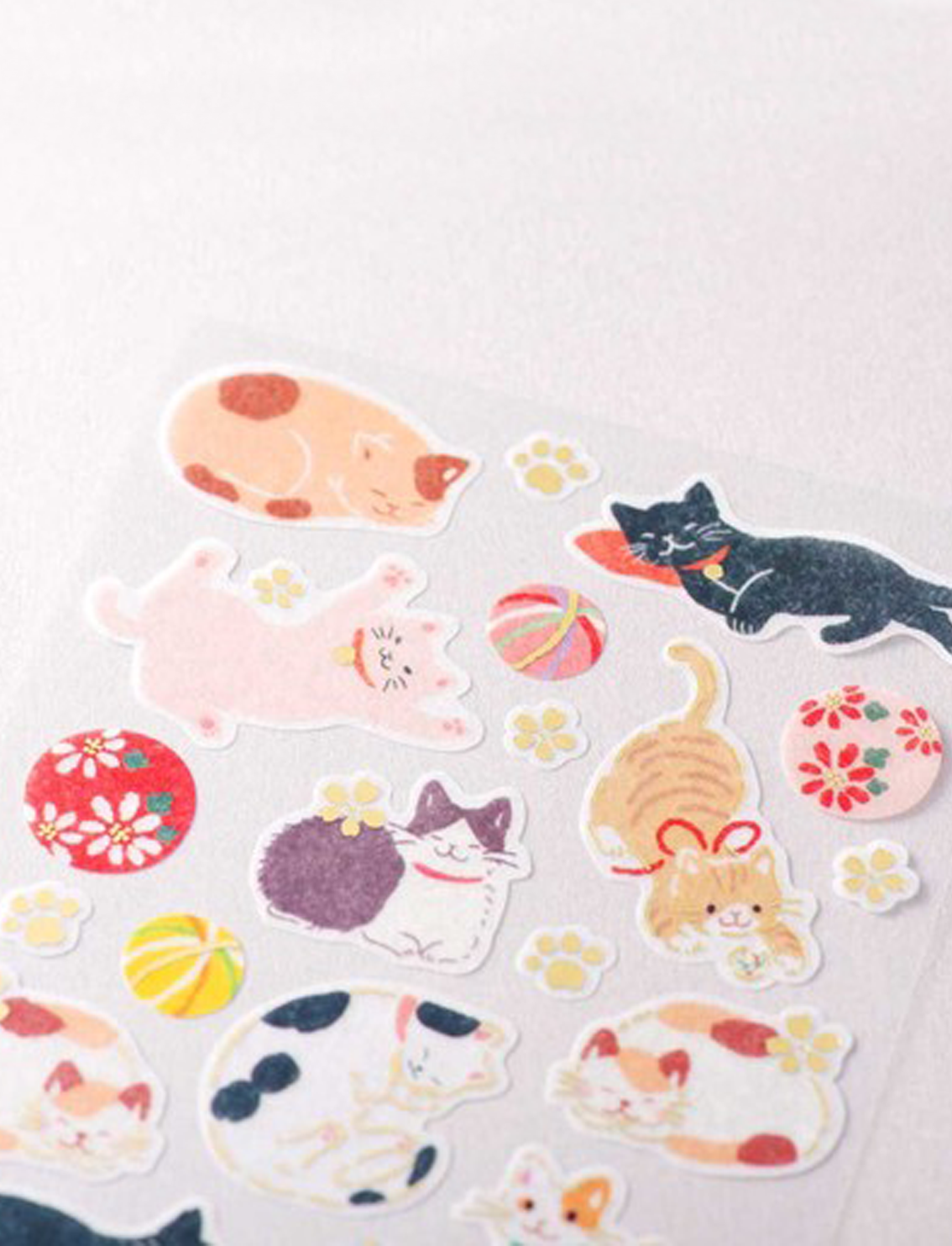 מדבקות Playful Cat
