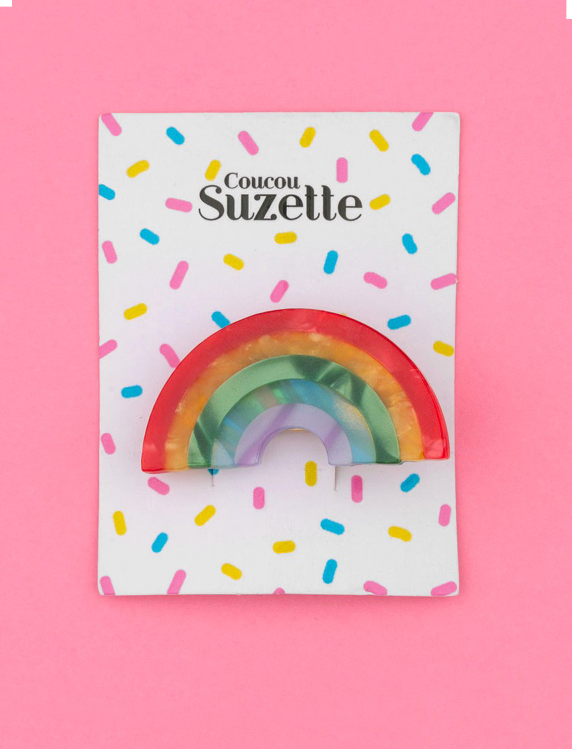 סיכה לשיער Rainbow