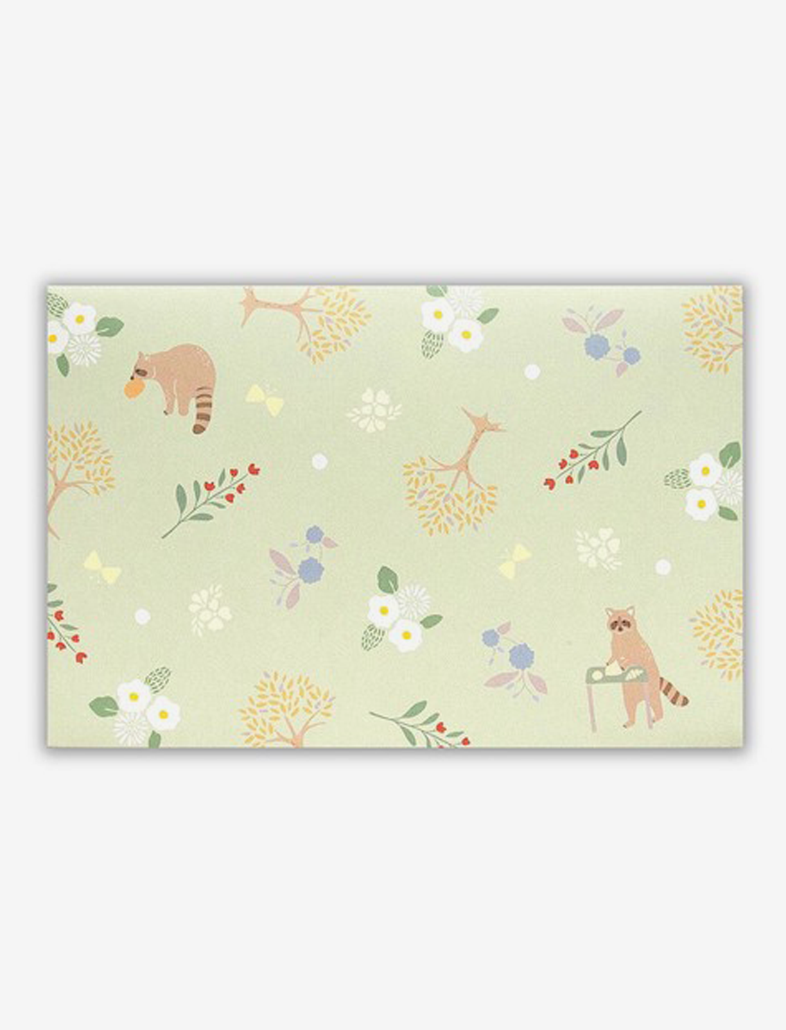 סט ניירות מכתבים Raccoon