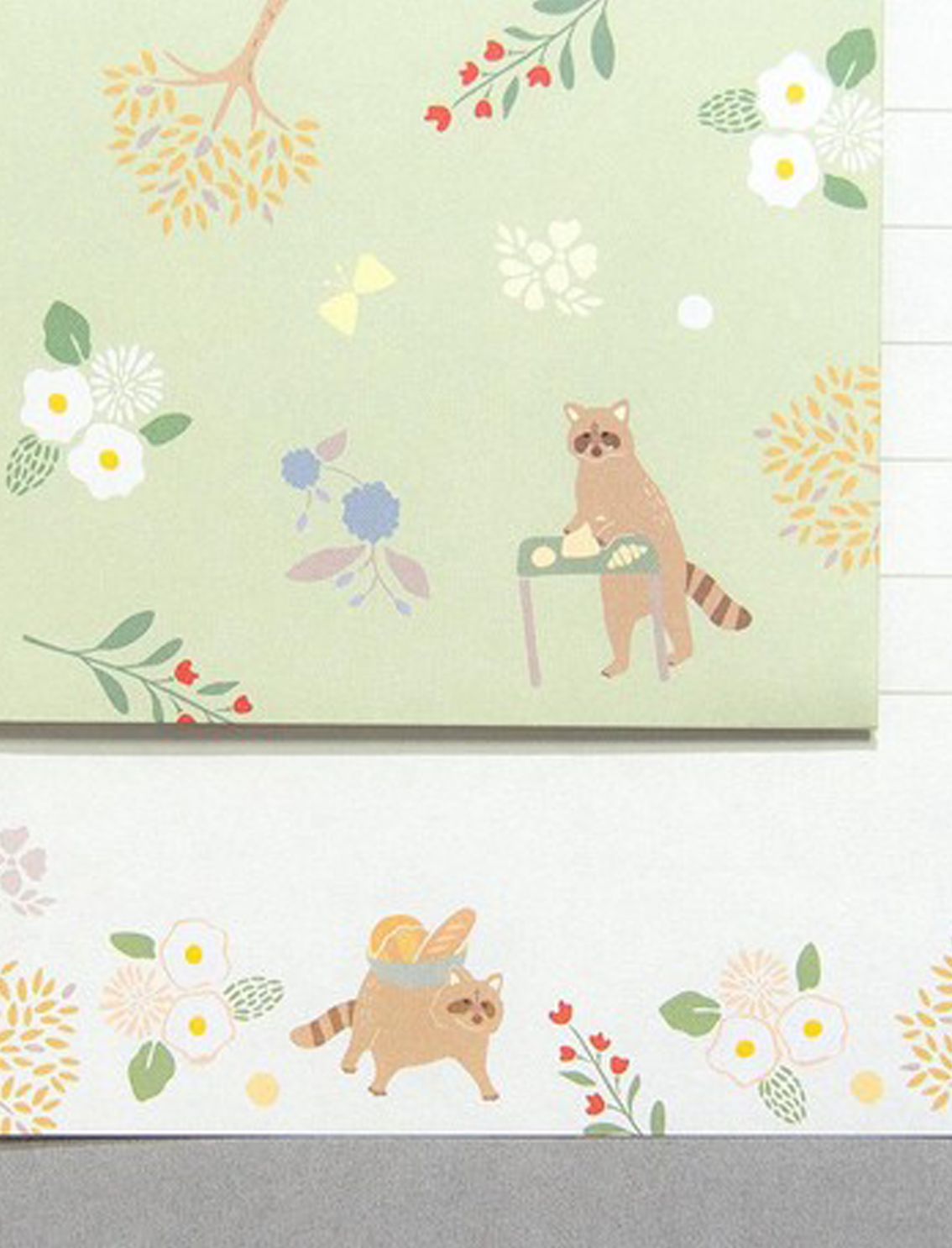 סט ניירות מכתבים Raccoon