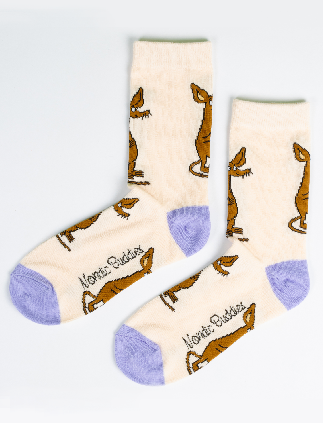 Moomin Woman Cotton Socks Purple Sniff