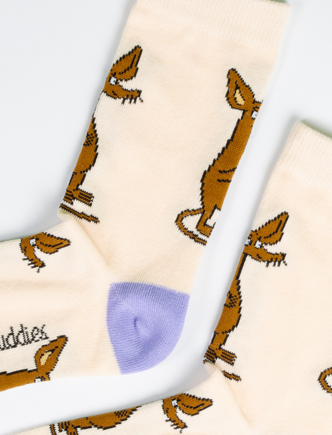 Moomin Woman Cotton Socks Purple Sniff