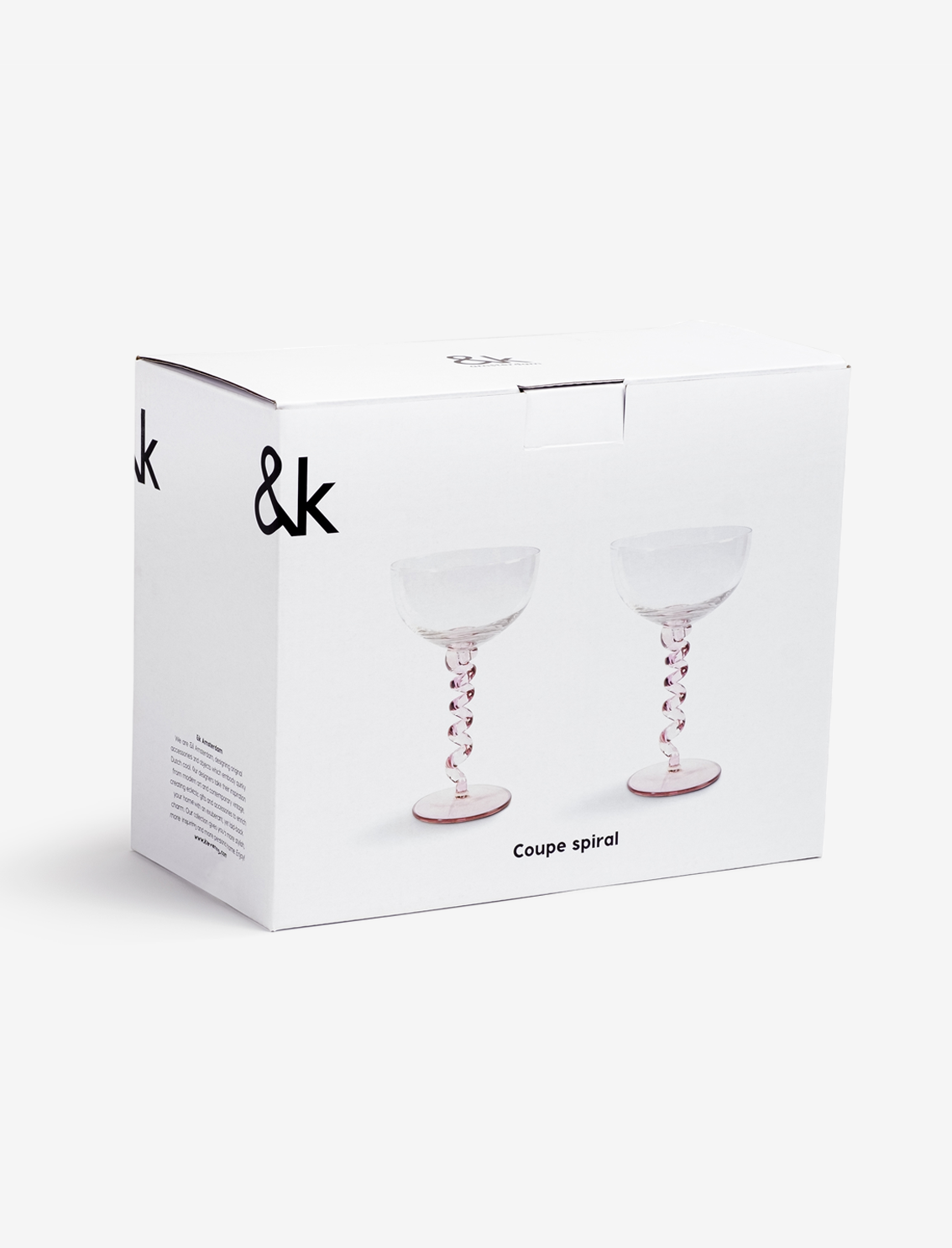 סט 2 כוסות Coupe spiral