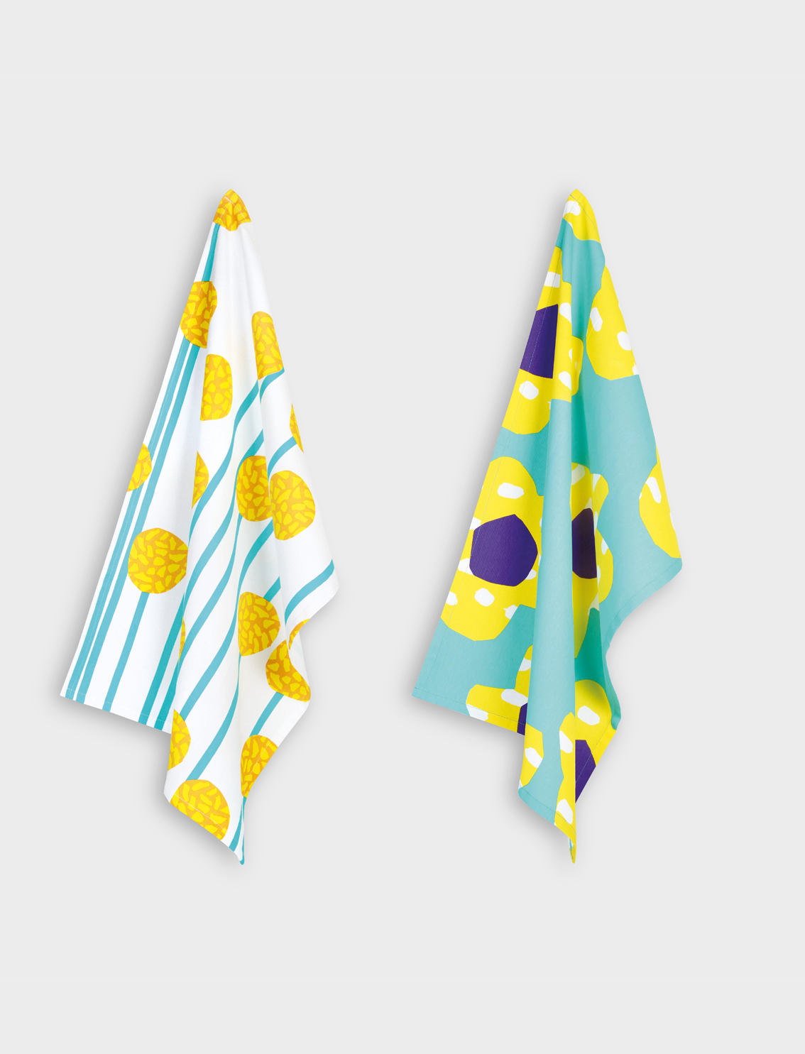 סט 2 מגבות מטבח FLOWERS