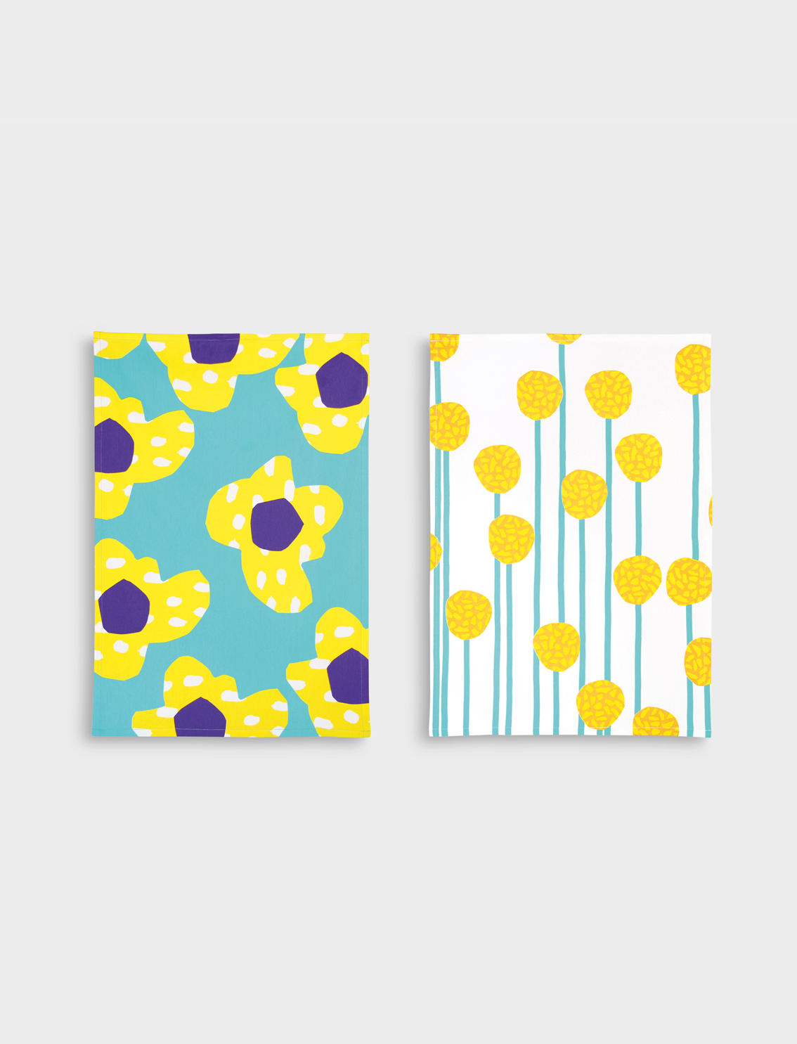 סט 2 מגבות מטבח FLOWERS