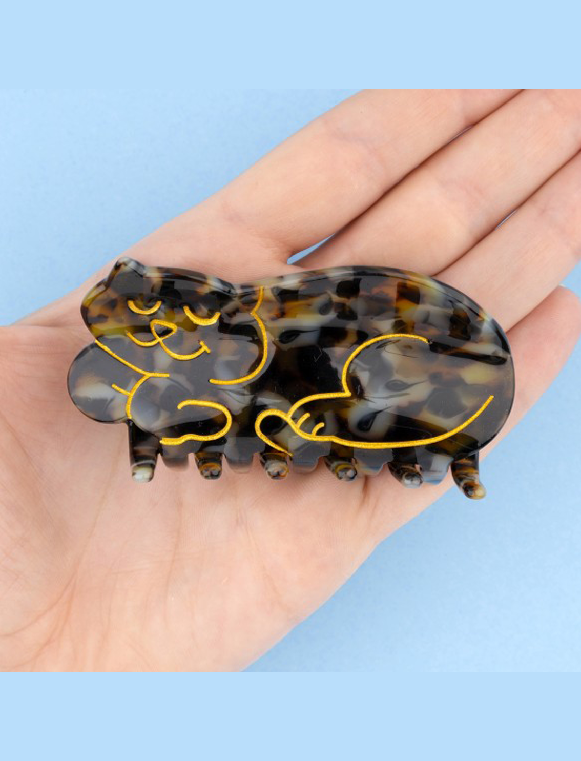 קליפס לשיער Tortoiseshell Cat