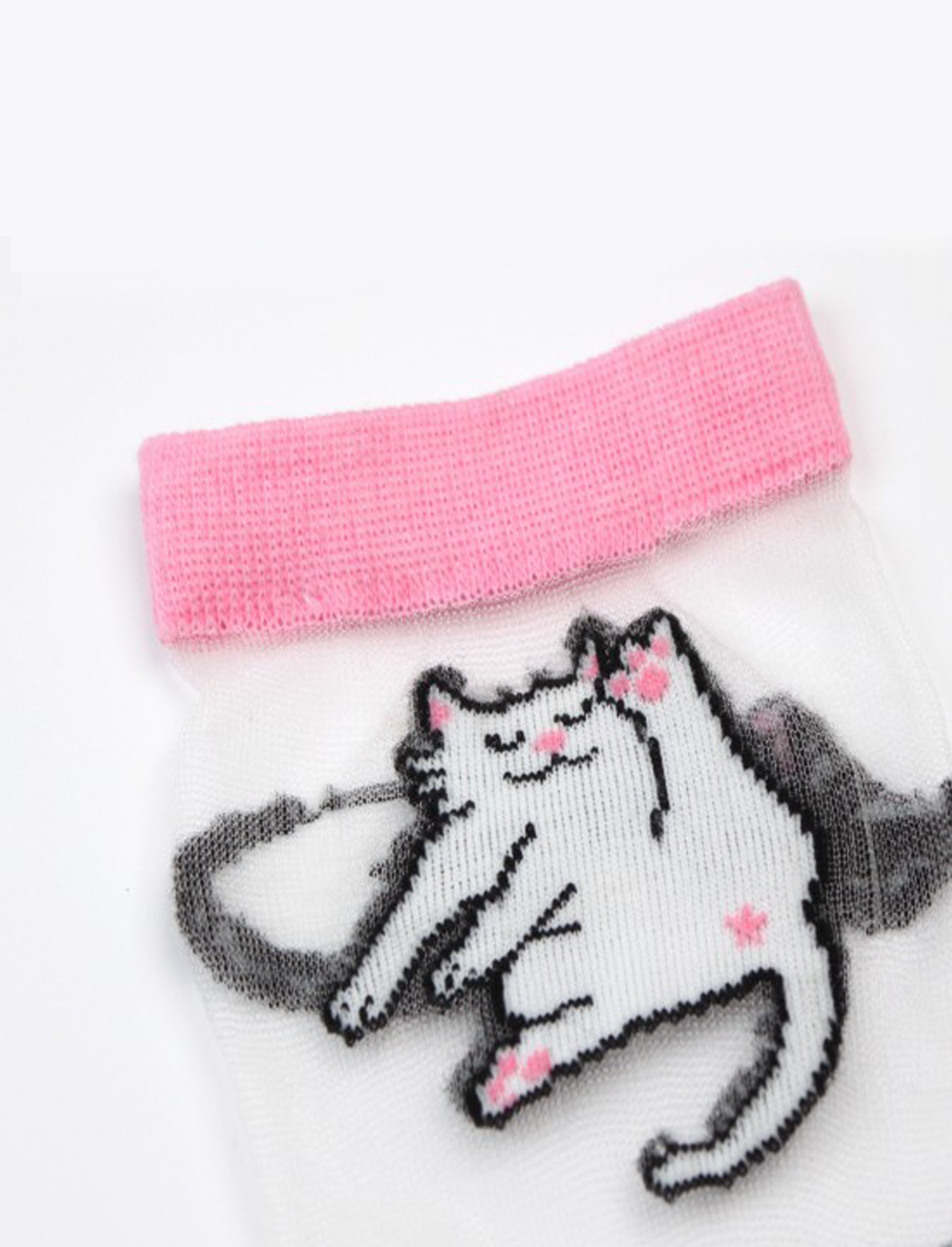 גרביים שקופות White Cat