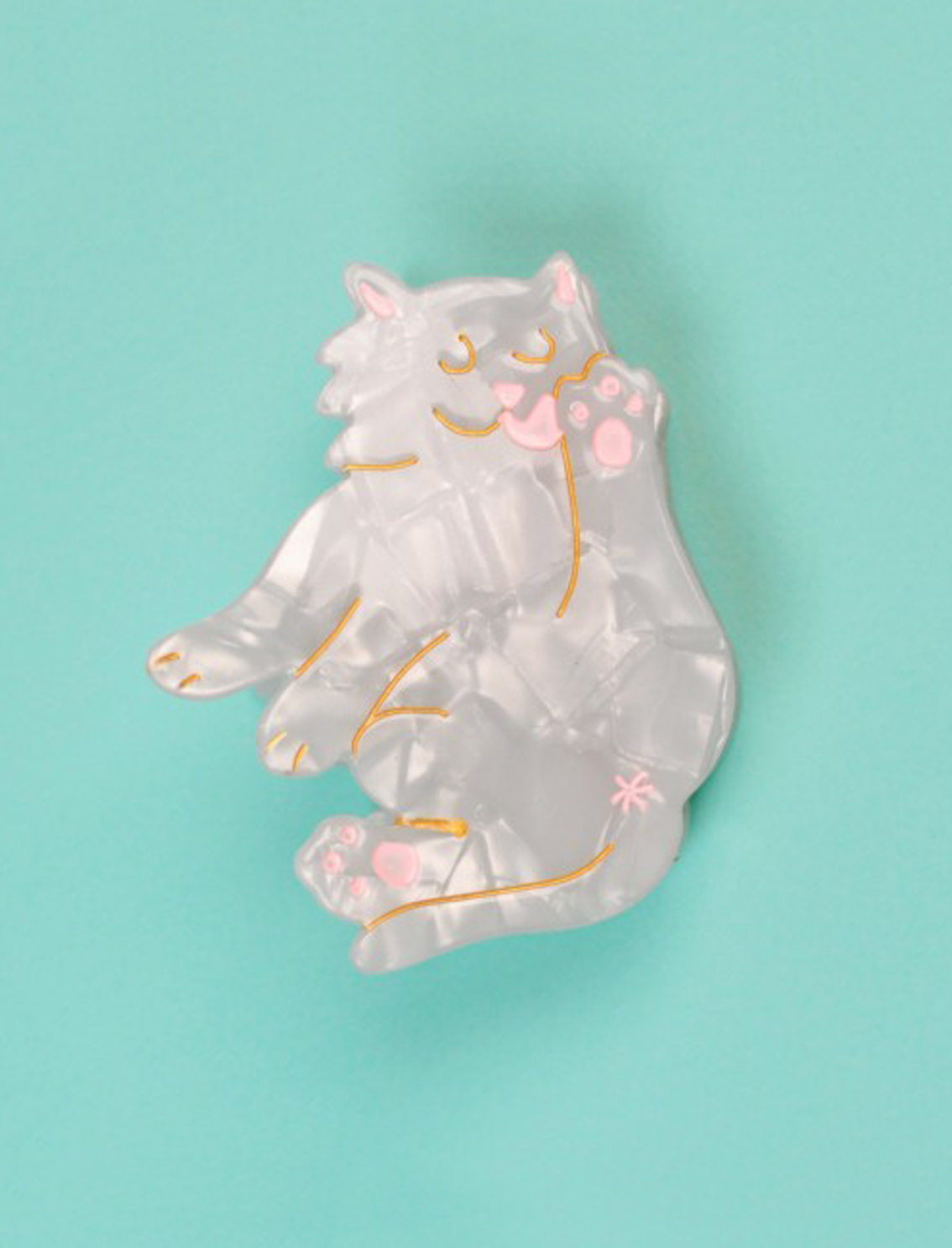 קליפס לשיער White Cat