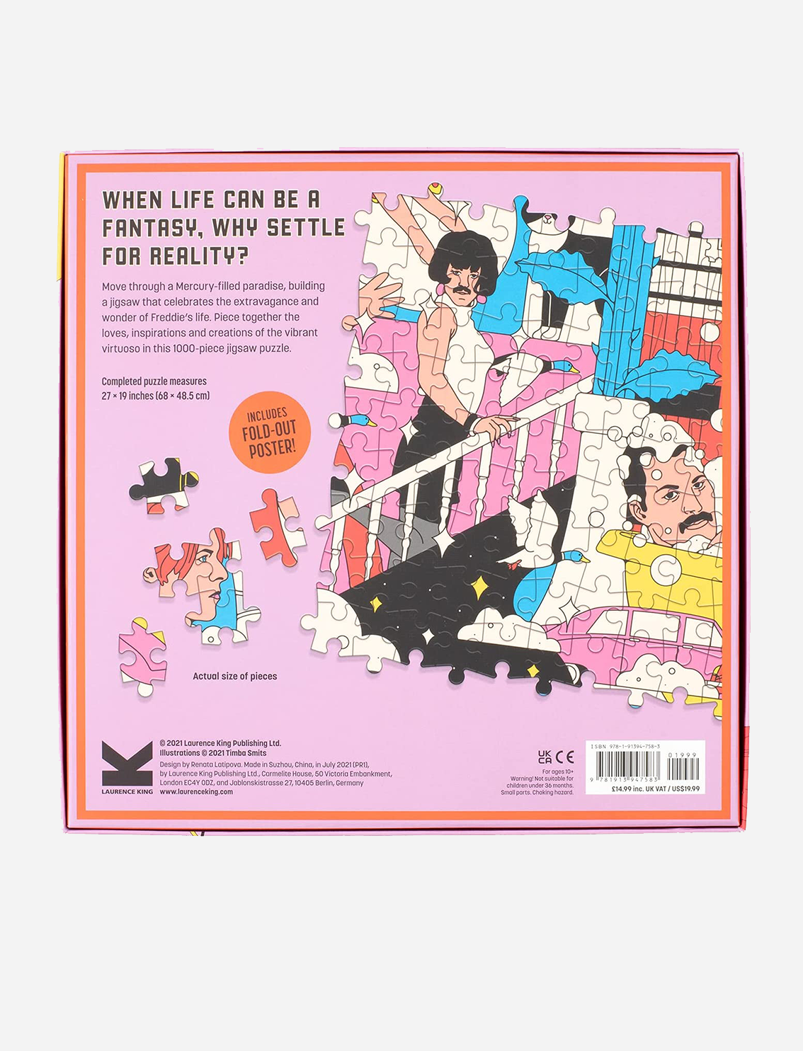 פאזל 1000 חלקים The World of Freddie Mercury