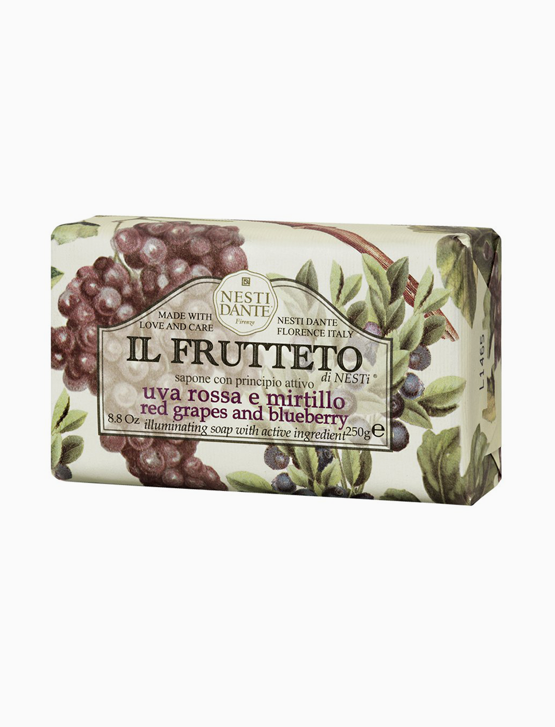 סבון ענבים אדומים ואוכמניות Il Frutteto