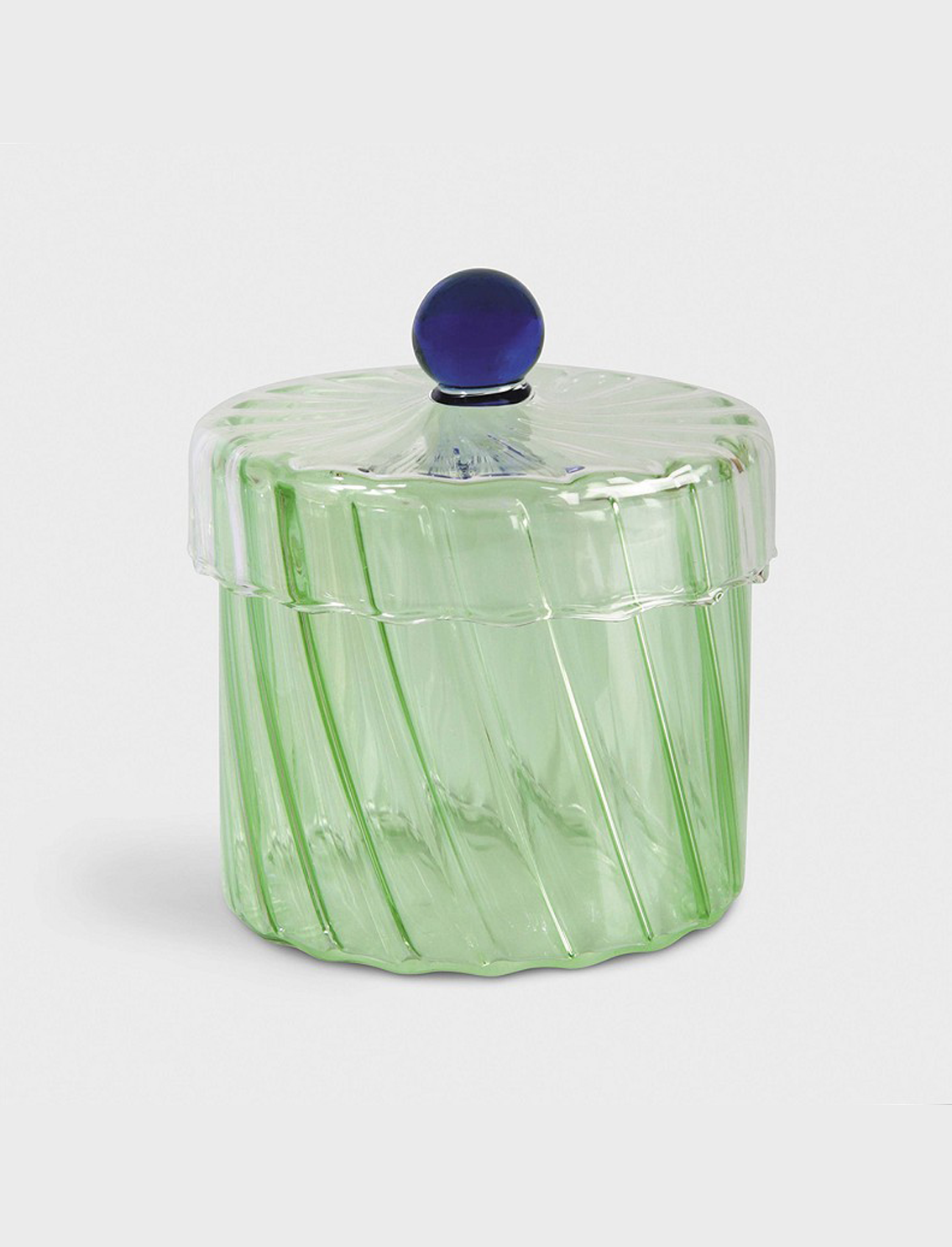 צנצנת Medium Spiral Green