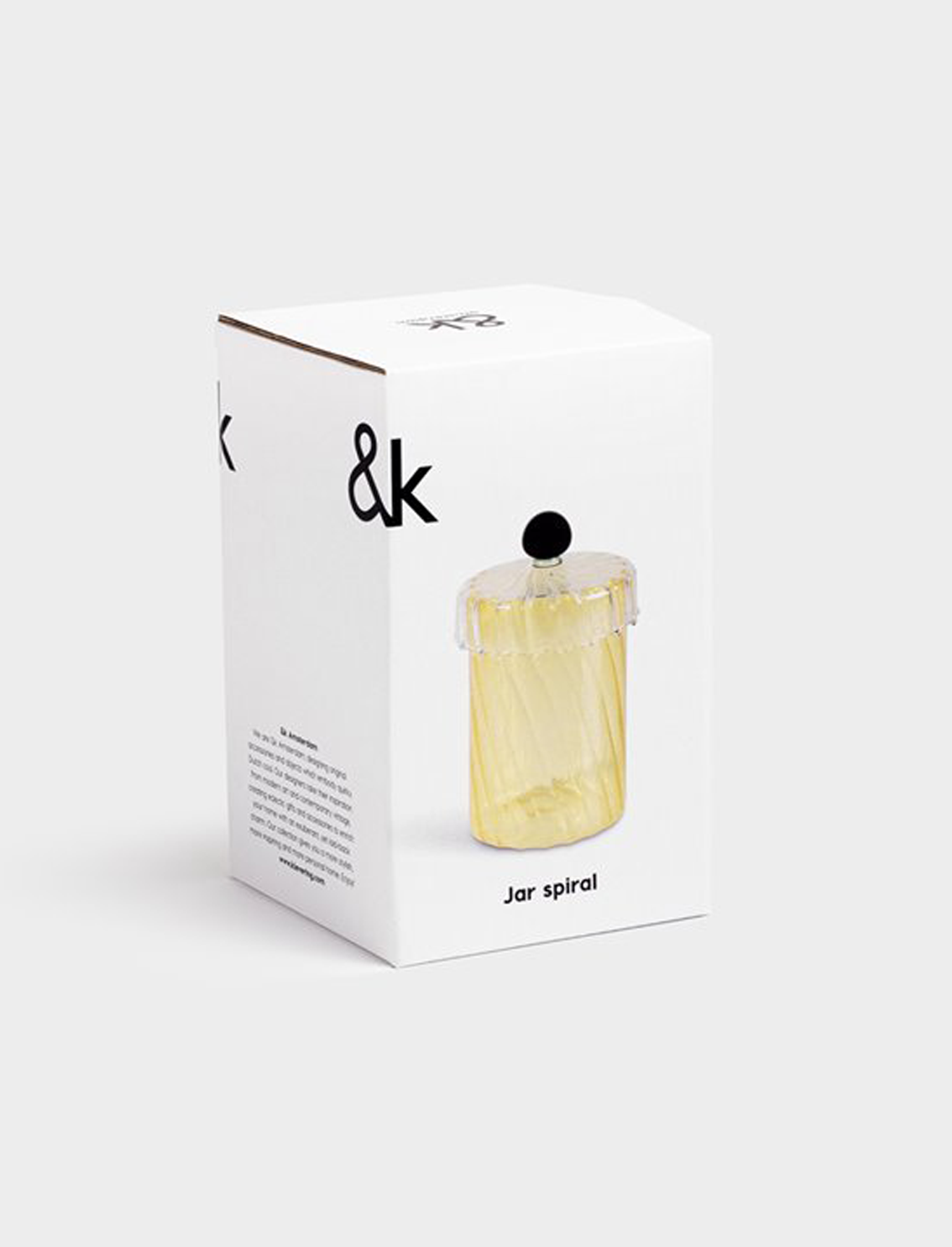 Almost Perfect - צנצנת Big Spiral Yellow