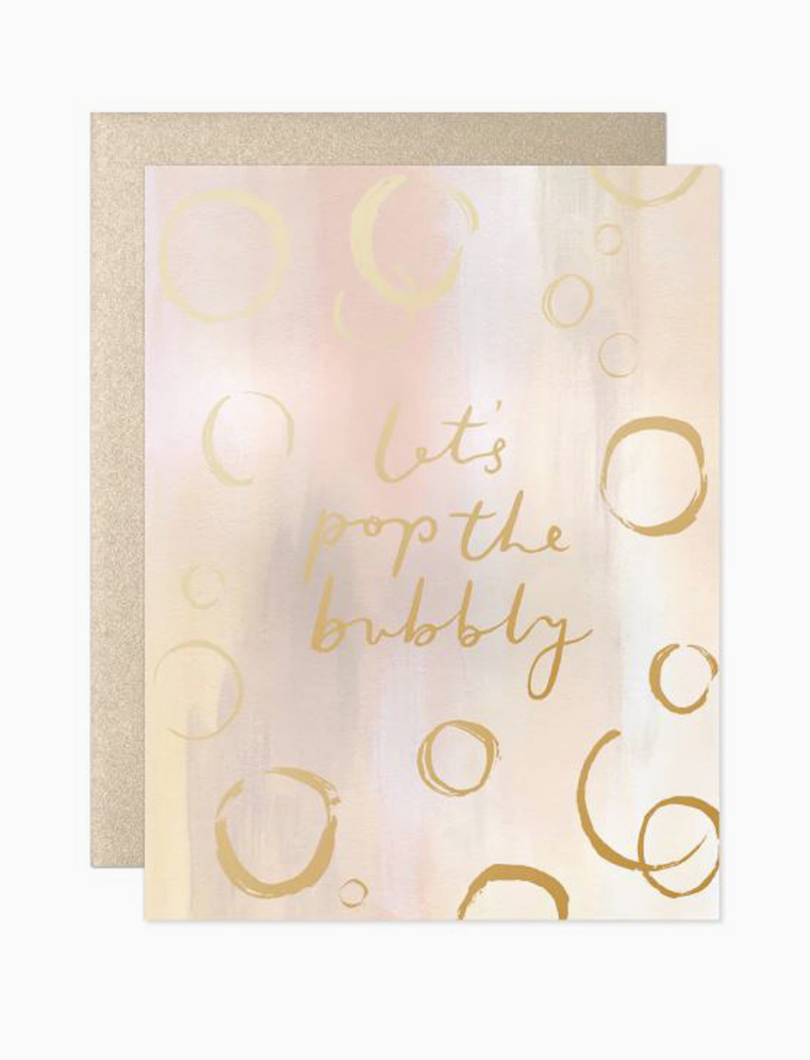 כרטיס ברכה Let's Pop The Bubbly