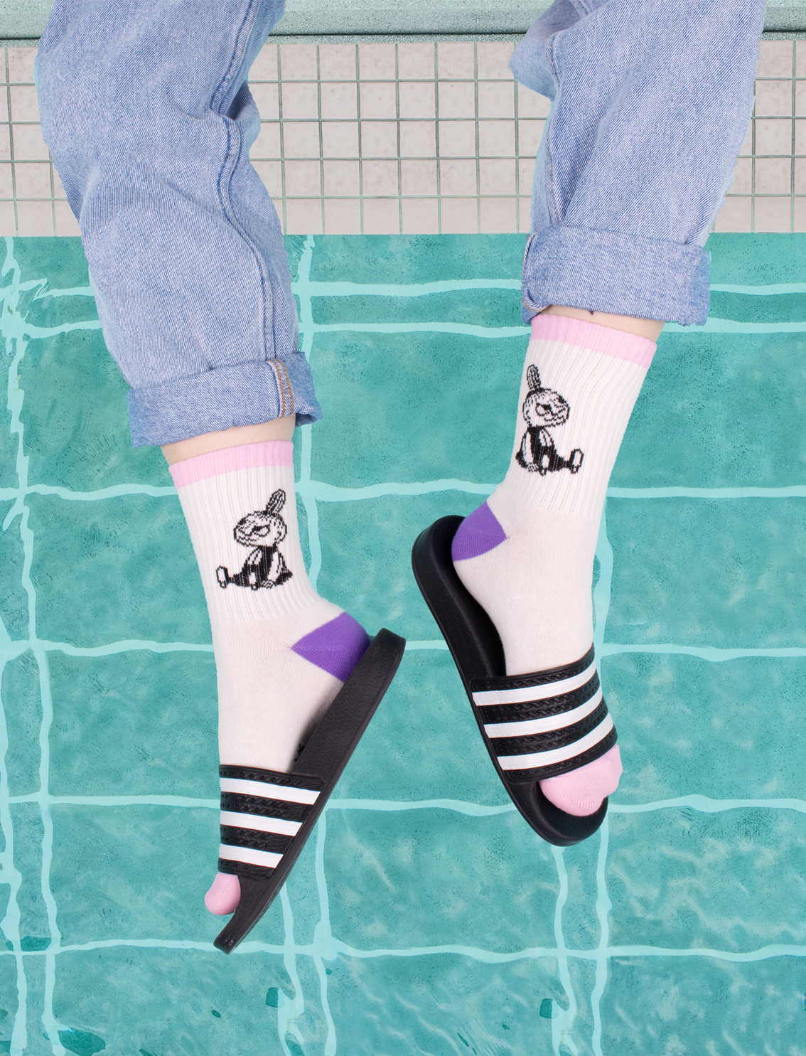 Moomin Woman Cotton Socks Retro Little May