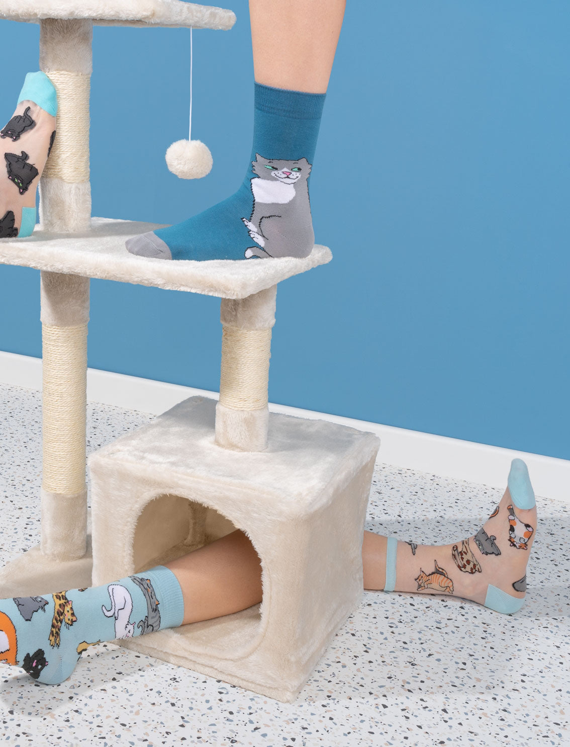 גרביים שקופות Meow