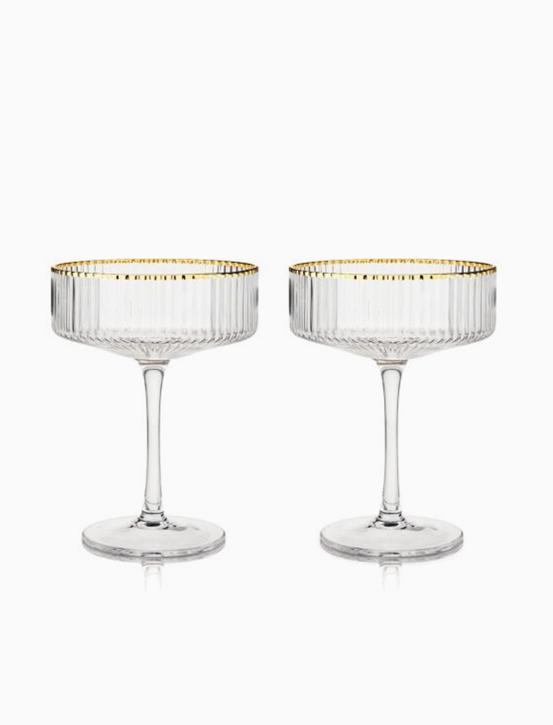 סט 2 כוסות קריסטל Meridian Coupe