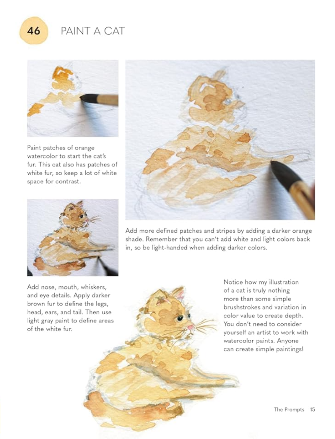 ספר יצירה: Pocket Prompts Watercolor