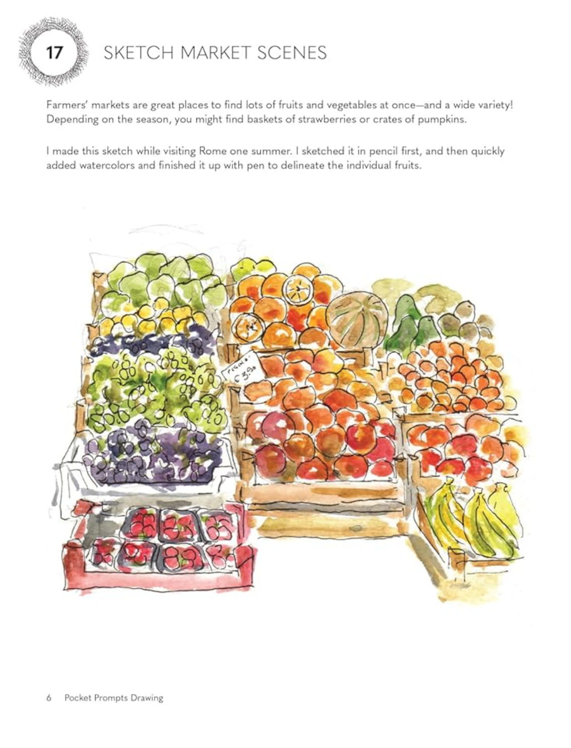 ספר יצירה: Pocket Prompts Drawing