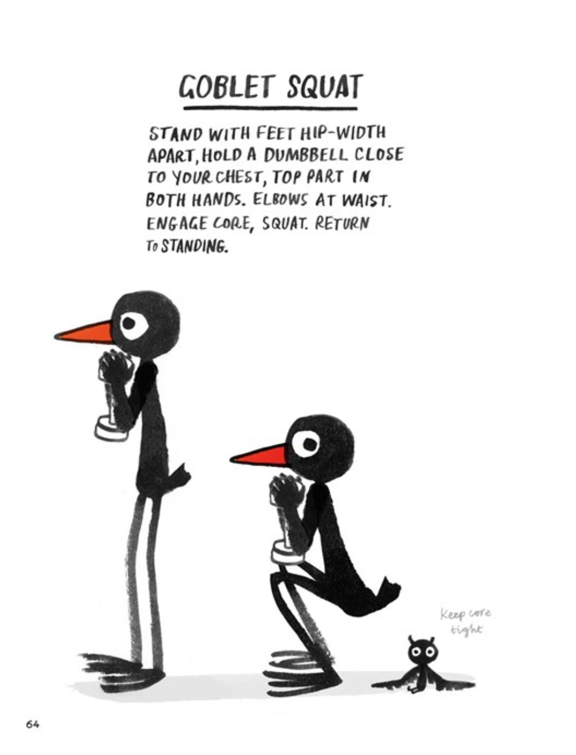 ספר התעמלות How to Be a Fit Bird