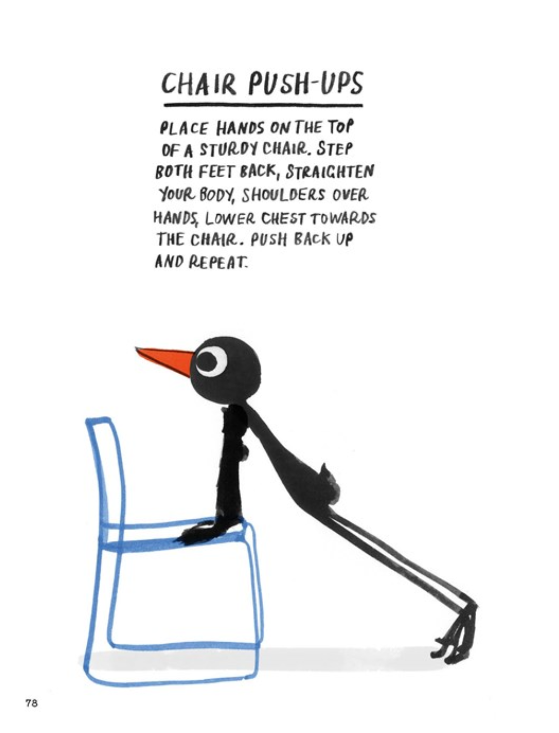 ספר התעמלות How to Be a Fit Bird