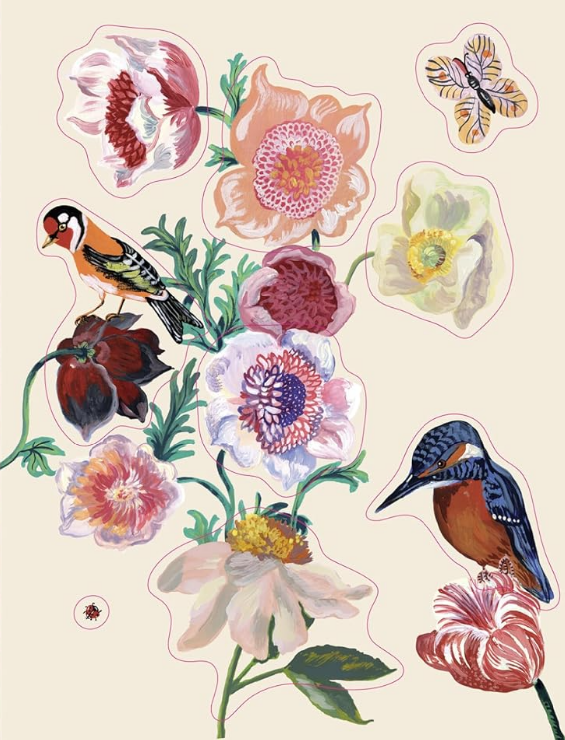 ספר מדבקות מאוירות Nathalie Lété