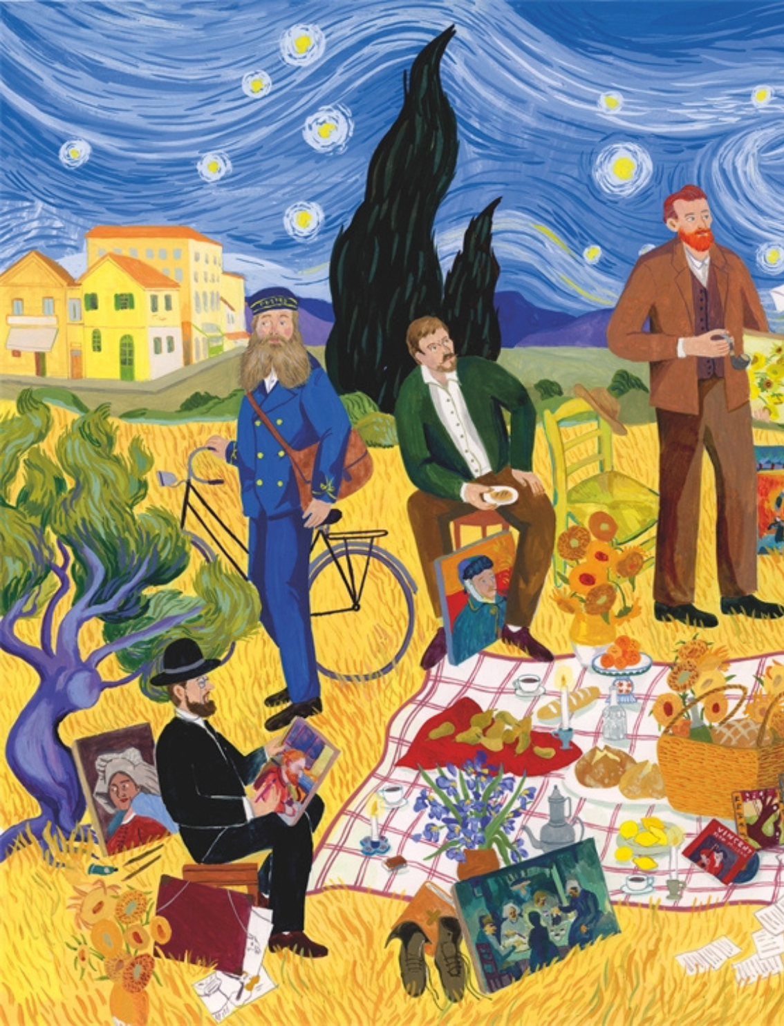 פאזל 1000 חלקים Dinner With Van Gogh