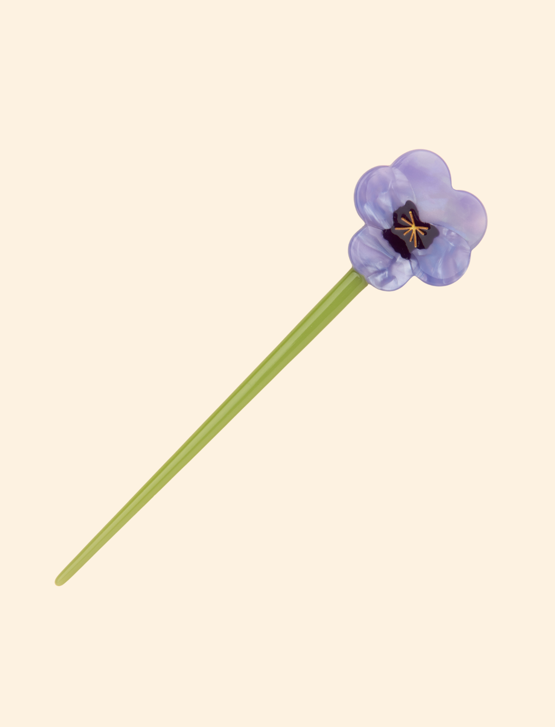 מקל לאיסוף השיער Purple Pansy