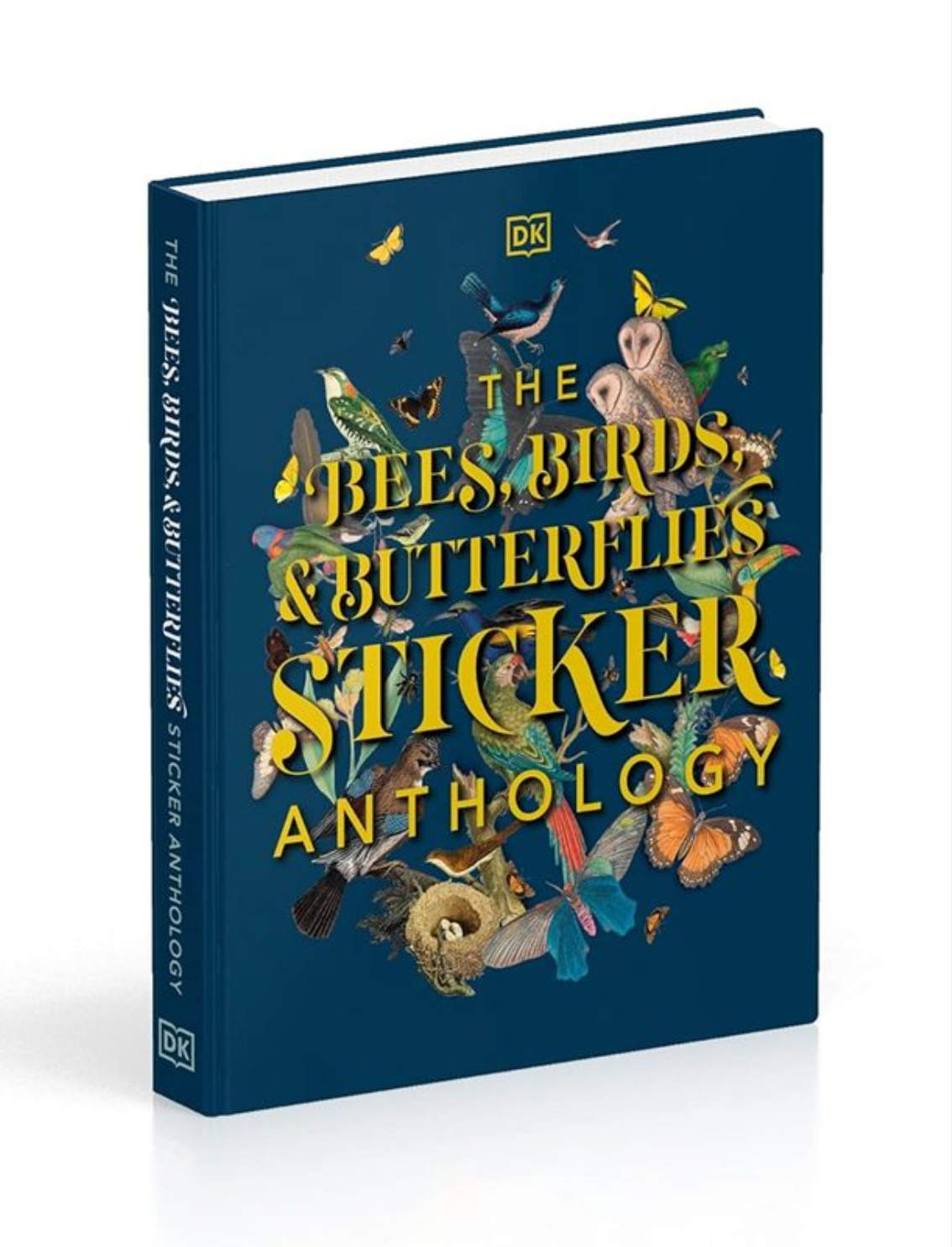 ספר מדבקות: The Bees, Birds & Butterflies Sticker Anthology