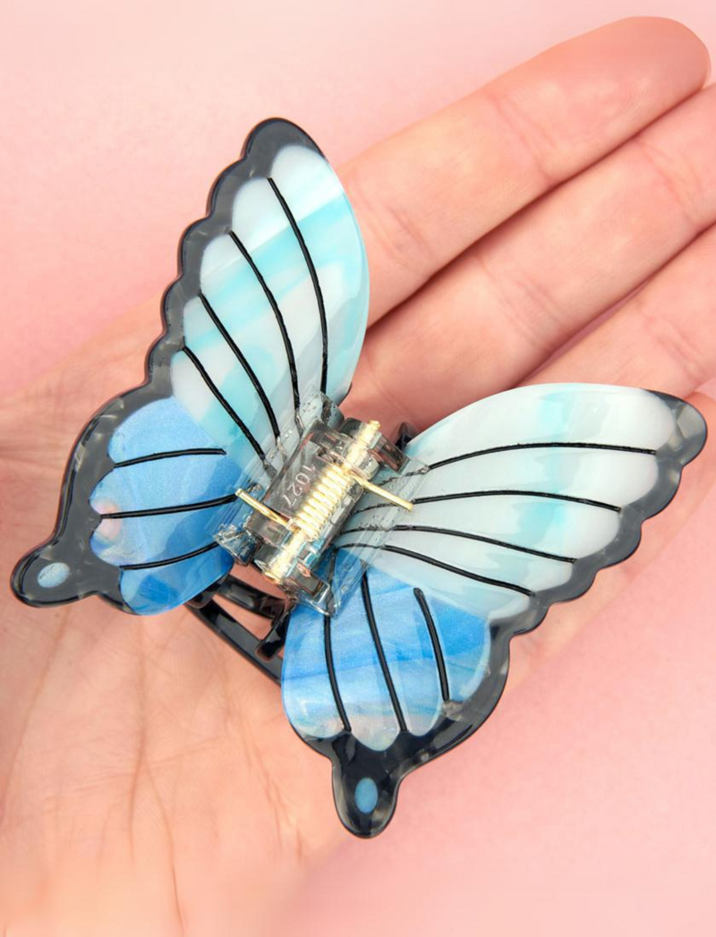קליפס לשיער Blue Butterfly