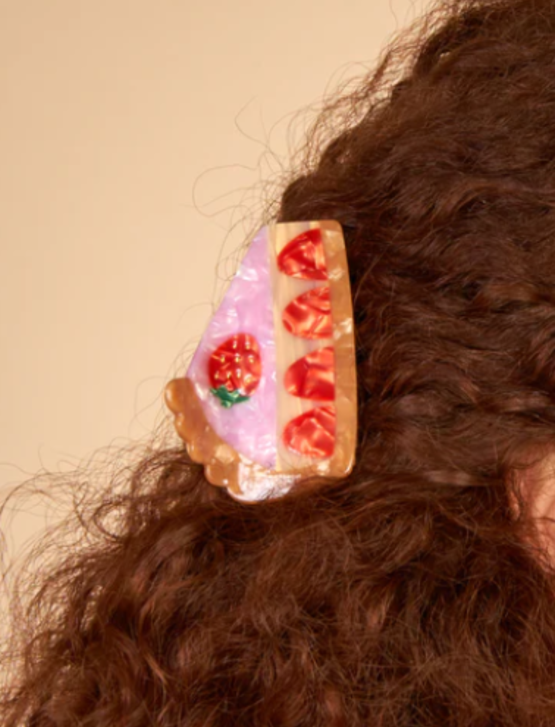 קליפס לשיער Strawberry Cake