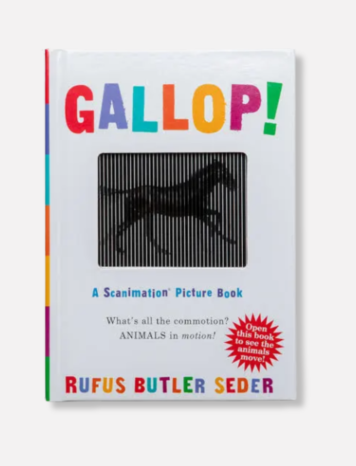 ספר סקנימציה לילדים Gallop!