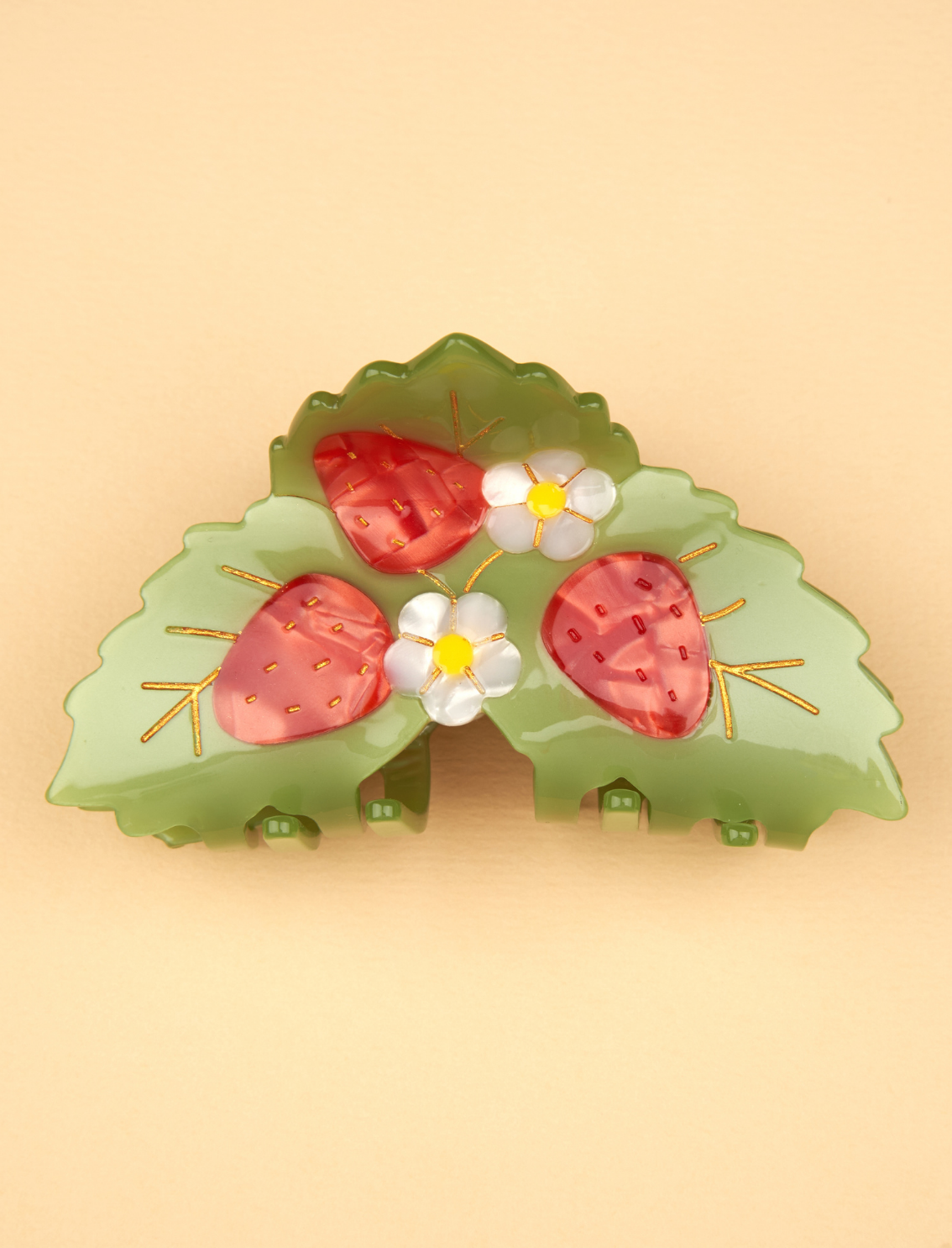 קליפס לשיער Big Strawberry Plant