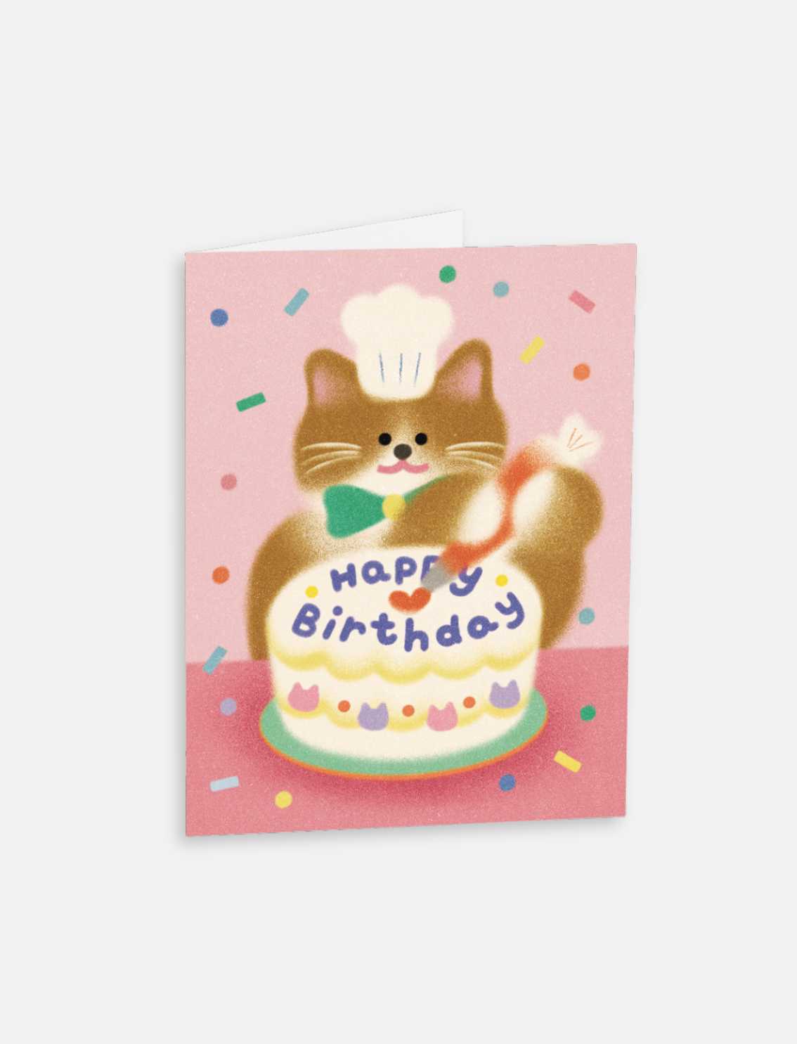 כרטיס ברכה Birthday Baking Cat