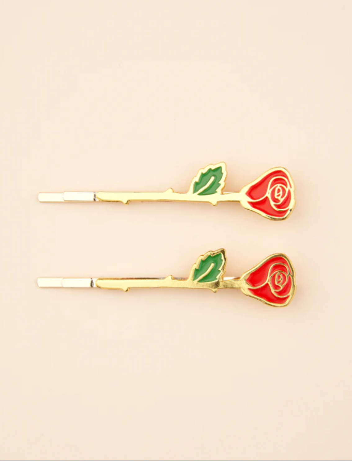 2 סיכות לשיער Roses