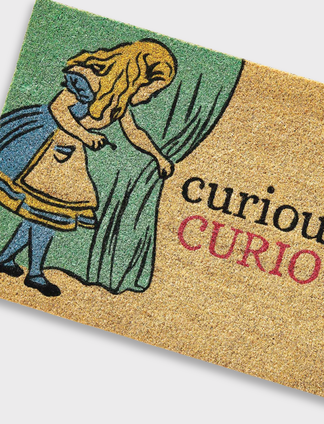 שטיח כניסה Curiouser and Curiouser