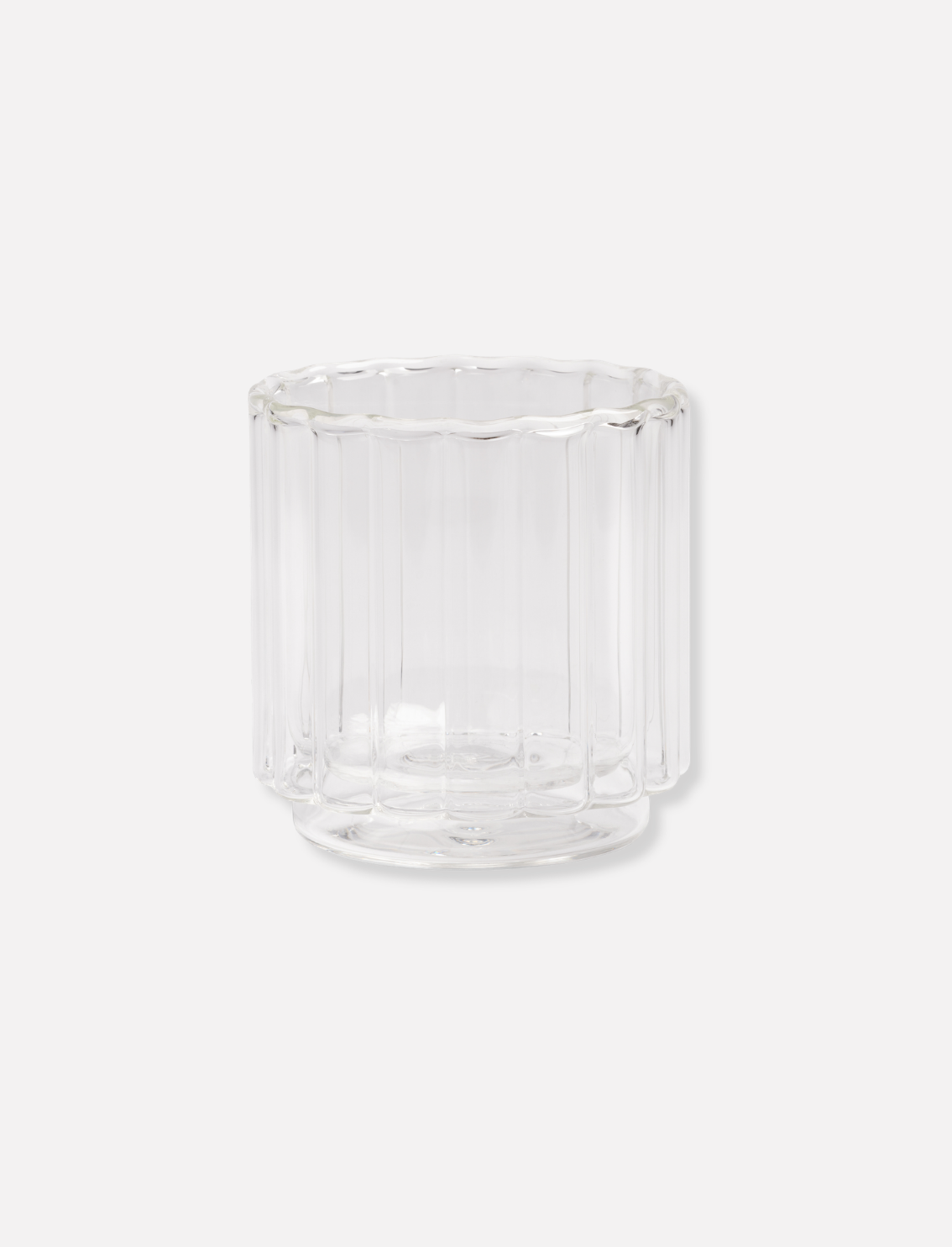 סט 2 כוסות דופן כפולה Tube Clear