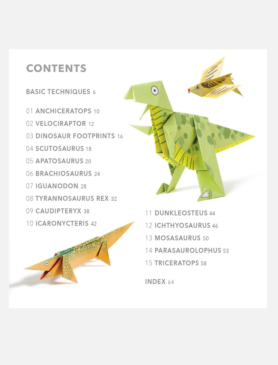 סט אוריגמי Dinosaurs